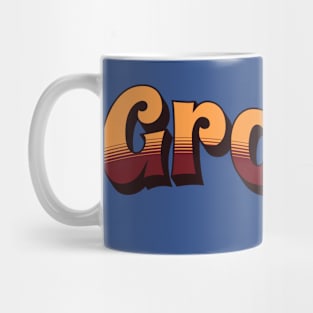 Vintage Groovy 1970s Mug